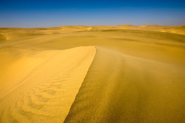 scenic landscape at namibian desert