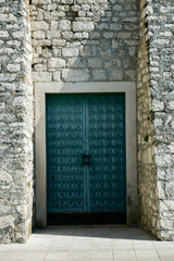 Old doors in Sibenik, Croatia