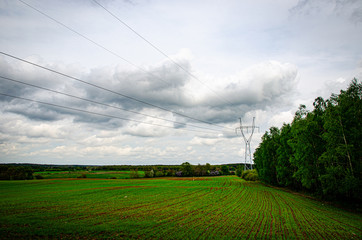 Fototapeta na wymiar field panorama