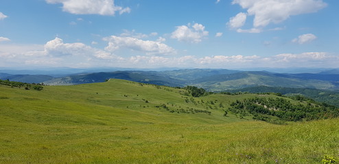 Fototapeta na wymiar panorama of the mountain