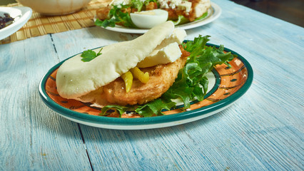 Chicken Schnitzel Pita