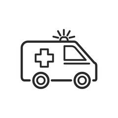 ambulance icon vector design illustration