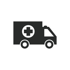 ambulance icon vector design illustration