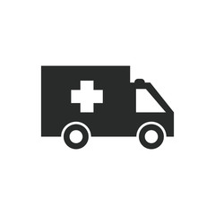 Obraz premium ambulance icon vector design illustration