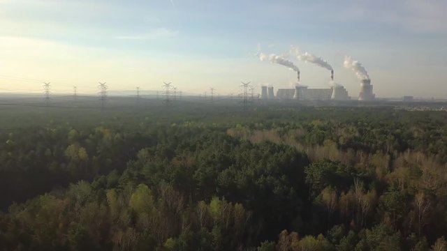 Coal-fired CHP plant in central Poland, Belchatow.