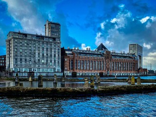 Obraz premium Amsterdam The Netherlands historical city center and canals