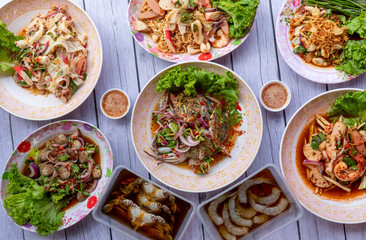 Thai Food Mixed Dishes 