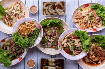 Thai Food Mixed Dishes 