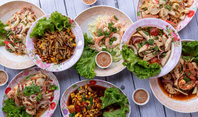 Thai Food Mixed Dishes 