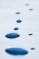Fototapeta na wymiar Areni blue drops