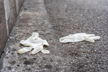 Discarded gloves and face masks represent, our own virulent impact on the environment.