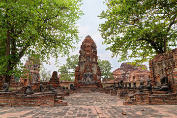 Buddhist temple of Wat Mahathat, Sukhothai - Thailand