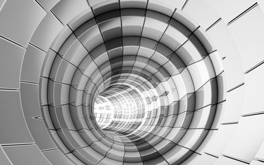 Naklejka premium Abstract tunnel technology background
