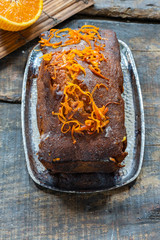 Seville orange drizzle cake