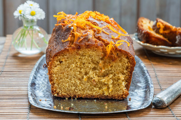 Seville orange drizzle cake