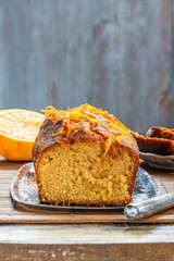 Seville orange drizzle cake