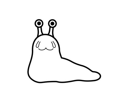 recommend clip art: ナメクジ(線画)