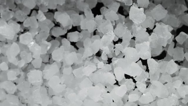 Super slow motion of exploding crushed ice, top view shot. Filmed on high speed cinema camera, 1000fps.