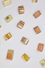 MANDALAY/MYANMAR - 07th January, 2020 : Myanmar Kyats Banknote, Money, Kyat Currency in Myanmar.
