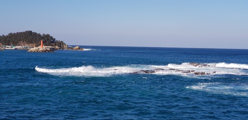 Water wave in east sea 