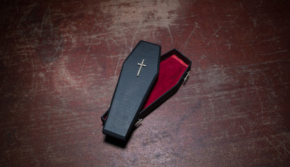 Funeral home, death, memento mori (latin - remember that you must die) and grief for the dead...