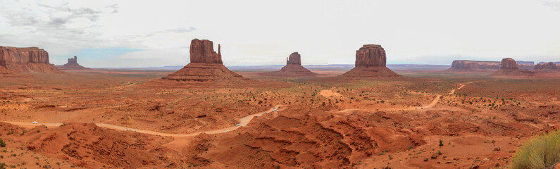 Monument Valley Navajo Tribal Park in Arizona, Utah, USA