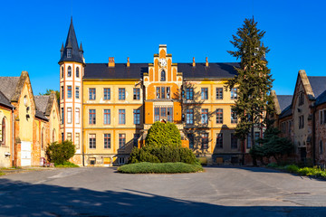 Fototapeta na wymiar Bzenec castle in Southern Moravia, Czech Repblic