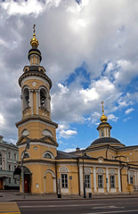 Obraz premium Nativity of the Blessed Virgin church. Moscow, Russia. Year of opening - 1807