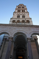 Fototapeta premium Bell Tower of the Cathedral of Saint Domnius, Split
