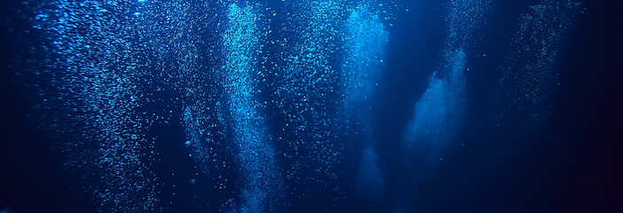 bubbles air under water ocean background diving nature abstract background underwater