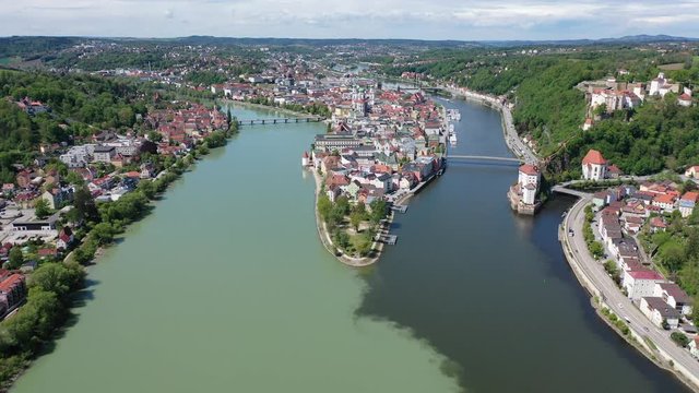 Passau Luftbilder | Hochwertige Drohnenaufnahmen von Passau | Passau von oben