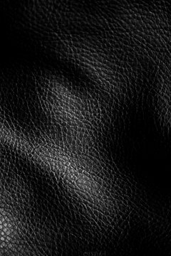 Black Leather Texture For Background