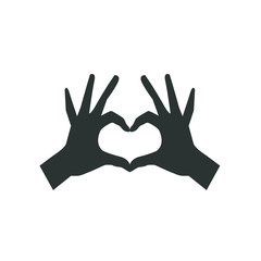 

Hands making a heart shape Vector Image