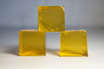 Yellow Apple Jelly Pyramid