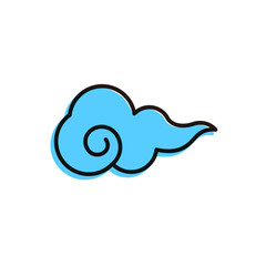 [japanese cloud] vector icons