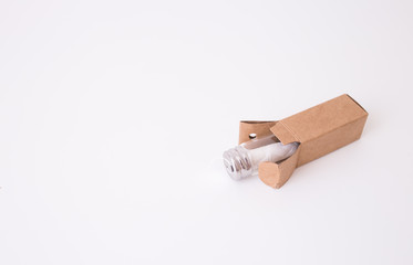 white zero waste dental floss with box