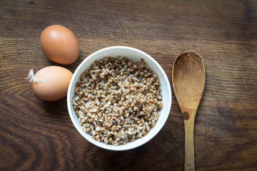 buckwheat in a bowl