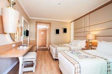 Modern Hotel Bedroom interior