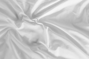 White linen background with copy space.