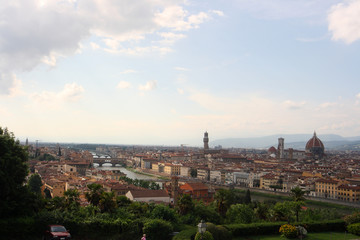 Fototapeta na wymiar Florence the capital of Tuscany in Italy