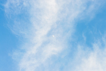 Obraz premium photo texture white blue sky