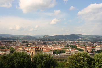 Fototapeta premium Florence the capital of Tuscany in Italy