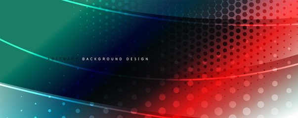Shining glass abstract wave background. Dynamic motion line effect. Vector Illustration For Wallpaper, Banner, Background, Card, Book Illustration, landing page