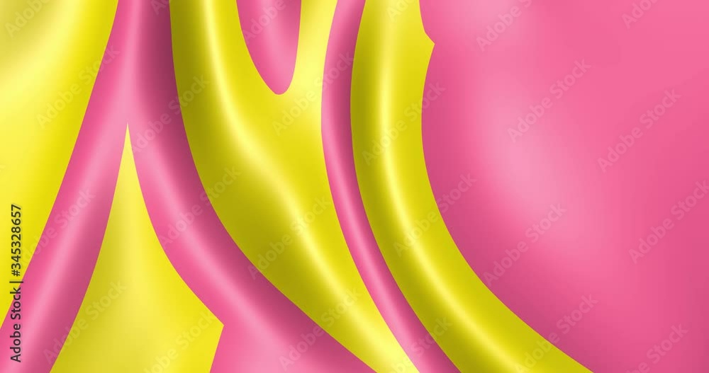 Poster liquid colorful loop animation. soft rounded shapes. 3d rendering. digital art. creative concept.