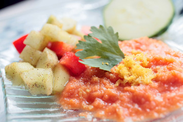 Recette traditionnelle du gaspacho