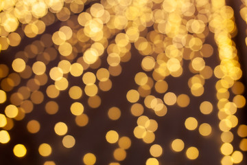 Abstract bokeh night in city background.