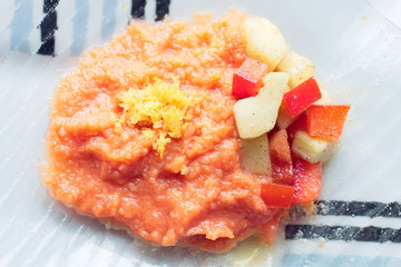 Recette traditionnelle du gaspacho