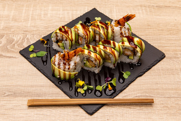 Dragon roll.