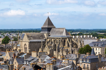 Dinan, France. Church of Saint-Malo, XV - XX centuries