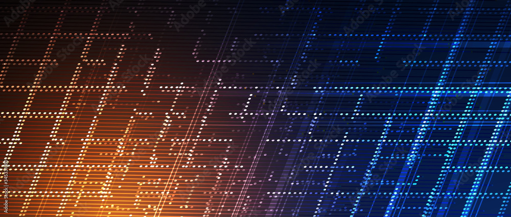 Poster abstract tech background. futuristic technology interface